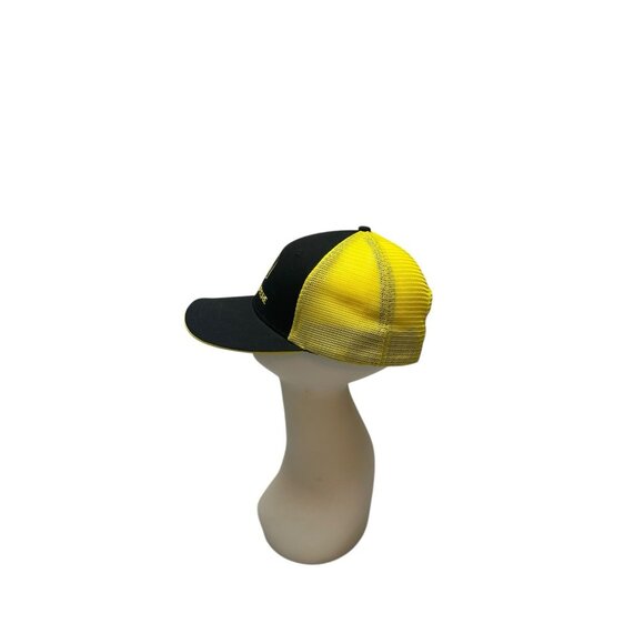John Deere Black and Yellow Mesh Hat Cap SnapBack - Picture 2 of 9